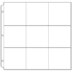 We R Memory Keepers We R Ring Photo Sleeves 12"X12" 10/Pkg - (9) 4"X4" Pockets