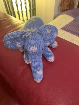 Noahs Ark - Elephants in Sirdar Snuggly Baby Bamboo DK