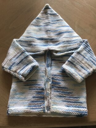 Baby's Hoodie in Bernat Baby Coordinates Solids