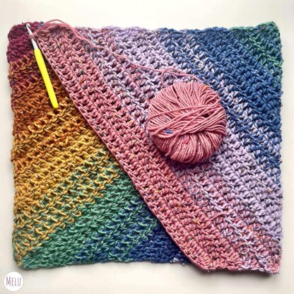 Chunky OmbRainbow Scarf