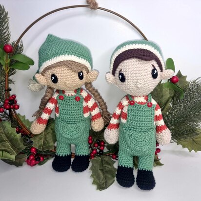 Amigurumi Christmas elves