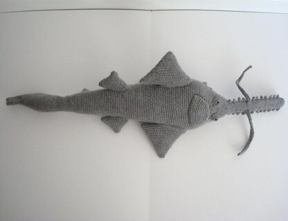 Saw Shark Sawfish Amigurumi Crochet Pattern