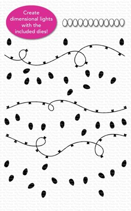 My Favorite Things Die-namics Die & Stamp Set - Party Lights