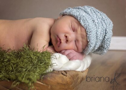 Newborn Knit Slouchy Hat