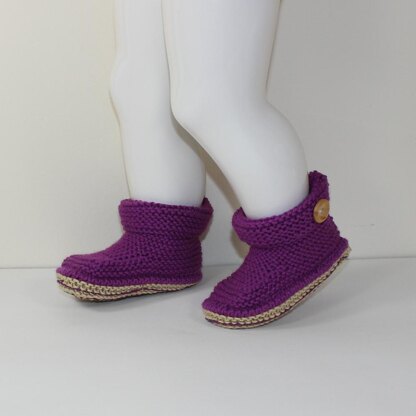 Toddler One Button Ankle Boots