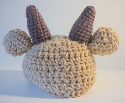 Goat Hat - Newborn to Adult