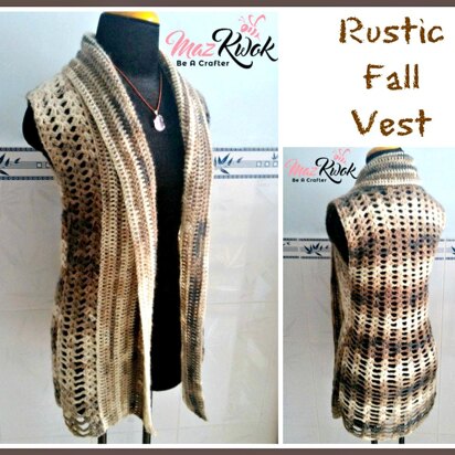 Rustic Fall Vest