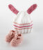 Bunny Hat and Booties in Lion Brand Vanna's Choice and Vanna's Choice Baby - L10738