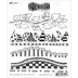 Ranger Dyan Reaveley's Dylusions Cling Stamp Collections 8.5"X7" - Further Around The Edge