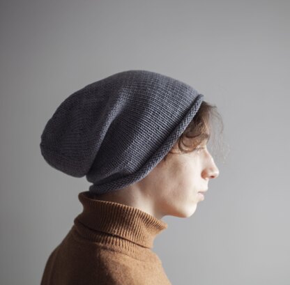 Men`s Slouchy Beanie - Super simple beanie + VIDEO