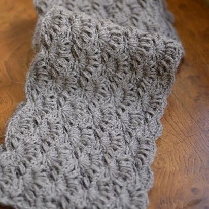 #266 Alpaca Crochet Scarf