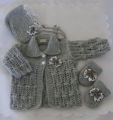 Aithwen Baby Girls Matinee Set