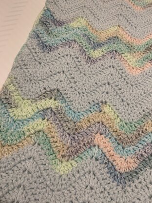 Chevron Afghan