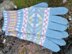 Pastel Fair Isle Gloves