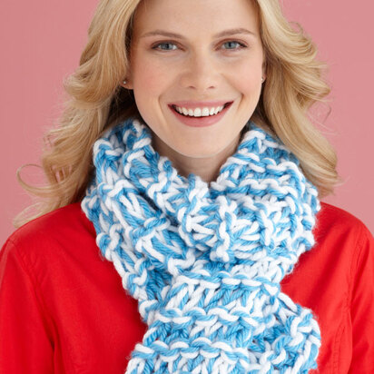 Projects Made Simple Knit Scarf in Lion Brand Hometown USA - L20110