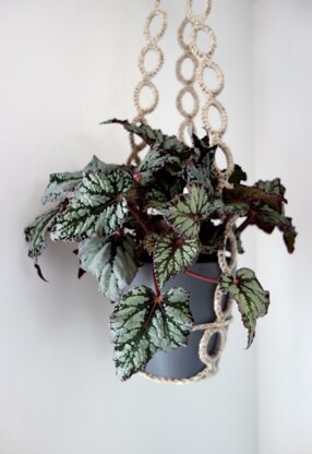 Crochet Rings Plant Hanger