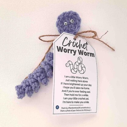 Worry Worms Crochet pattern by Start Crochet