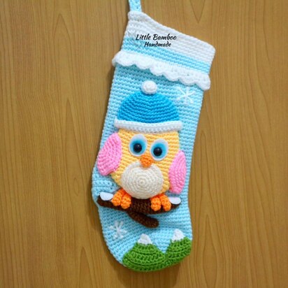 Little Bird Christmas Stocking