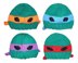 Teenage Mutant Ninja Turtle Knitted Hat