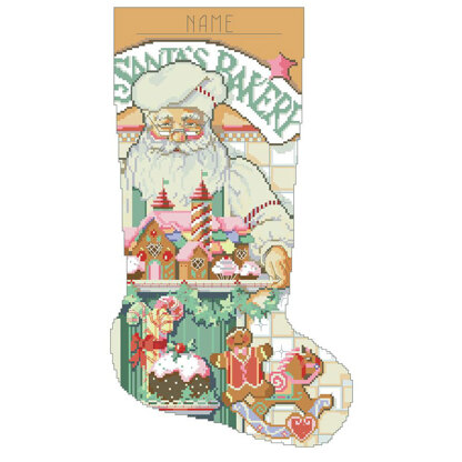 Baker Santa Stocking - PDF