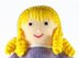 Dolls hair knitting pattern 19073