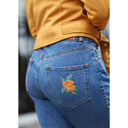 5TH Avenue - Orange Rose Jeans in Anchor - Downloadable PDF