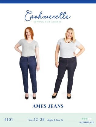 Cashmerette Ames Jeans 4101 - Paper Pattern Size 12 - 28