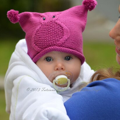 Owl Baby Hat Knitting Pattern