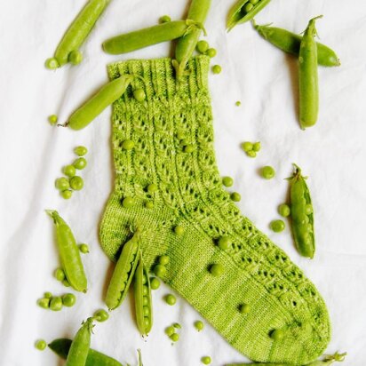 Peapod Wine Socks - knitting pattern