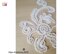 White composition of antique crochet motifs