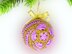 Christmas Balls Ornaments with African Flowers 2