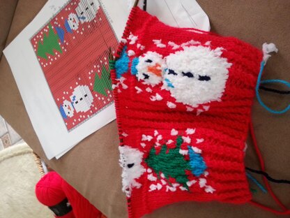 Christmas Trees and Snowmen Sweater