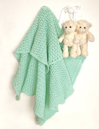 Crochet Baby Blanket in Bernat Baby Sport