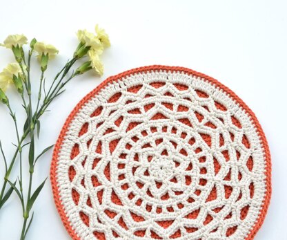 Geometric Mandala Hot Pad