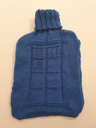 Police Box Hot Water Bottle Cover