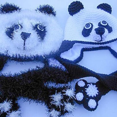 Panda Hat With Paws