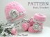 PATTERN Knitting Baby Girl Baby Hat Baby Booties by Elena Mitchell