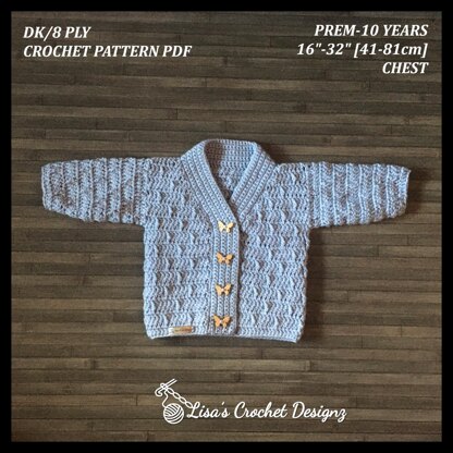 Kasey Cardigan Newborn - 10 Years