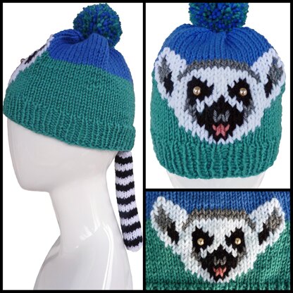 Ring-Tailed Lemur Hat