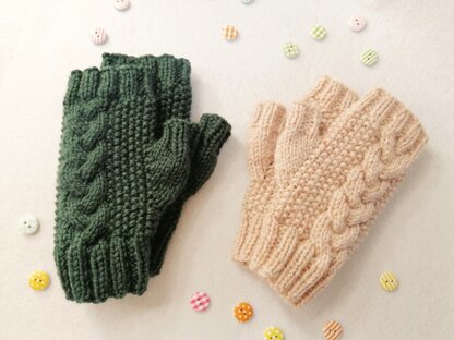 Braid Cable Mitts