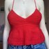 Crochet Pattern - Peaches Peplum Top