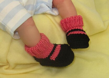 Baby Sock and Slipper Booties