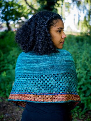 Young Peacock Shawl