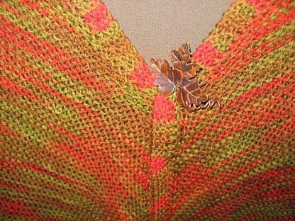 Simple Colorplay Shawl