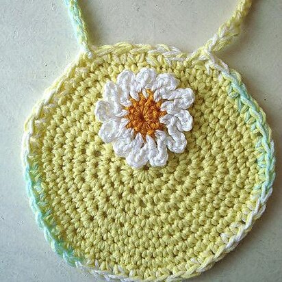 456 BABY BIB AND FLOWER