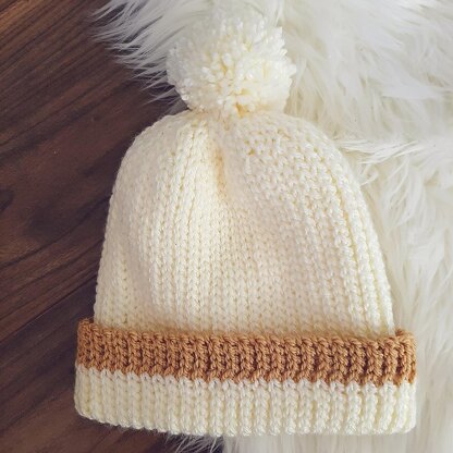 Knit Look Hat