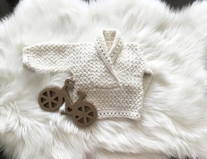 Atlas Baby Shawl Collar Sweater N 495