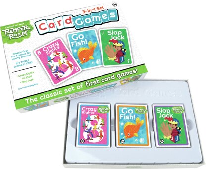 Patch Products Classic Card Games - 3-In-1 Set