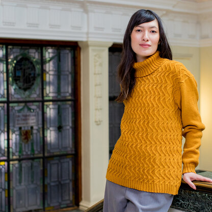 Mirella Jumper - Knitting Pattern for Women in MillaMia Naturally Soft Merino
