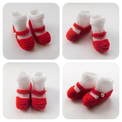 VELMA ~ Baby Mary Jane Shoe Booties